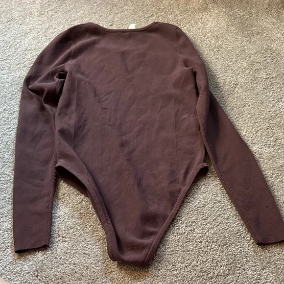 lululemon athletica Brown Long Sleeve Bodysuit - Picture 6 of 8
